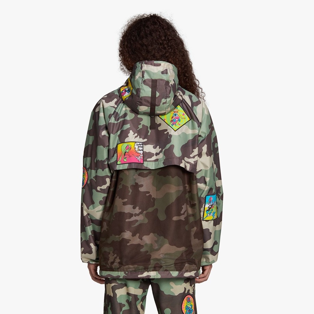 adidas Originals x Jeremy Scott WINDBREAKER MULTI COLOR - H53375 - Sizes XL